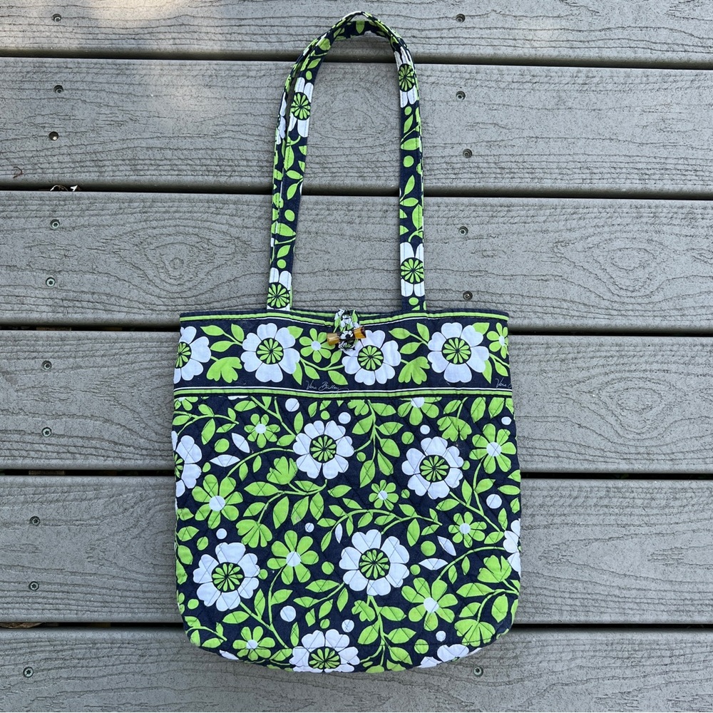 Vera Bradley: “Lucky You” Patterned Tote.